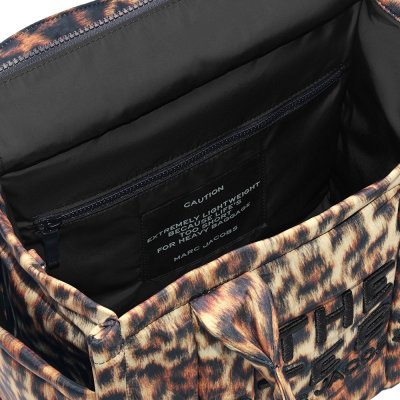 THE MEDIUM TOTE BAG IN LEOPARD PUFFY NYLON